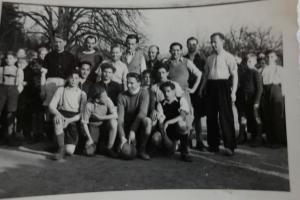 U II G - März 1949 - Fußball Lehrer - Schüler